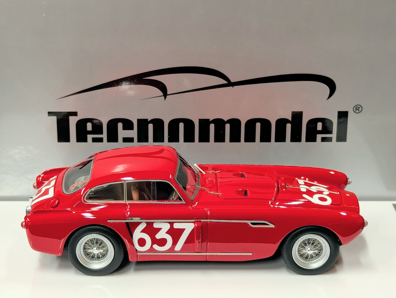 Ferrari Ferrari 340 Mexico #637 Mille Miglia 1953 - 1:43 - Tecnomodel Mythos Ferrari Ferrari 340 Mexico #637 Mille Miglia 1953 - 1:43 - Tecnomodel Mythos