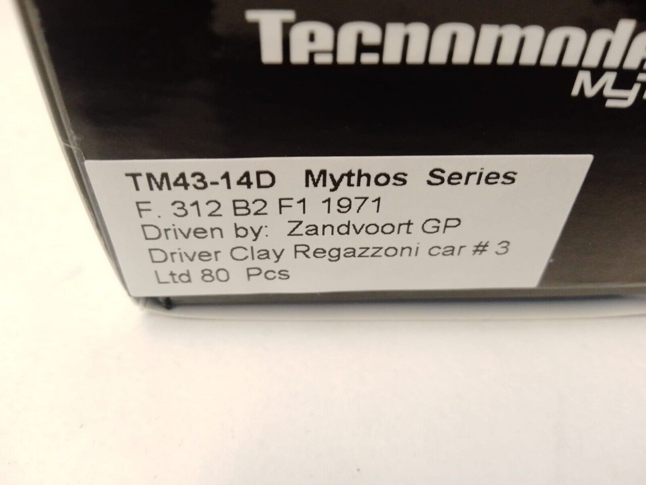 Formule 1 Ferrari 312 B2 F1 #3 GP Zandvoort 1971 - 1:43 - Tecnomodel Mythos