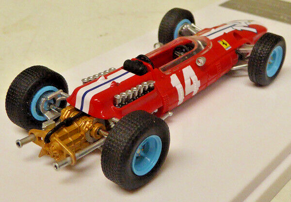 Formule 1 Ferrari 512 F1 #14 GP USA N.A.R.T. 1965 - 1:43 - Tecnomodel Mythos Formule 1 Ferrari 512 F1 #14 GP USA N.A.R.T. 1965 - 1:43 - Tecnomodel Mythos