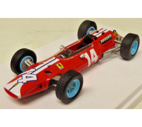 Formule 1 Ferrari 512 F1 #14 GP USA N.A.R.T. 1965 - 1:43 - Tecnomodel Mythos Formule 1 Ferrari 512 F1 #14 GP USA N.A.R.T. 1965 - 1:43 - Tecnomodel Mythos