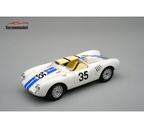 Porsche Porsche 550A #35 Team Ed Hugus 8th 24H Le Mans 1957 - 1:43 - Tecnomodel Mythos Porsche Porsche 550A #35 Team Ed Hugus 8th 24H Le Mans 1957 - 1:43 - Tecnomodel Mythos