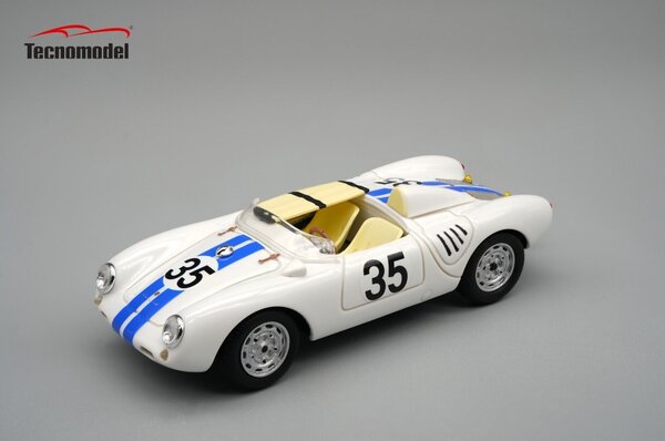 Porsche Porsche 550A #35 Team Ed Hugus 8th 24H Le Mans 1957 - 1:43 - Tecnomodel Mythos