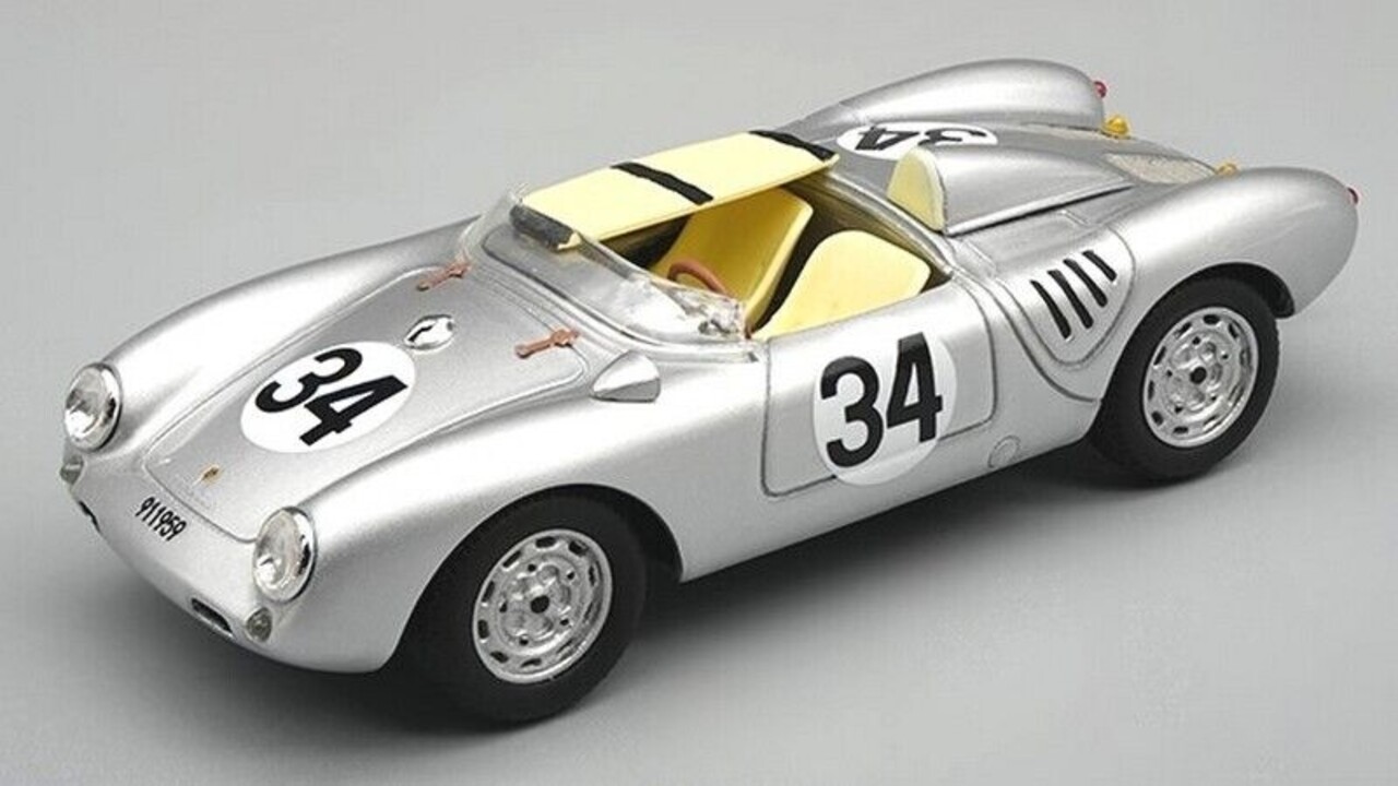 Porsche Porsche 550A #34 Team Porsche KG 24H Le Mans 1957 - 1:43 - Tecnomodel Mythos Porsche Porsche 550A #34 Team Porsche KG 24H Le Mans 1957 - 1:43 - Tecnomodel Mythos