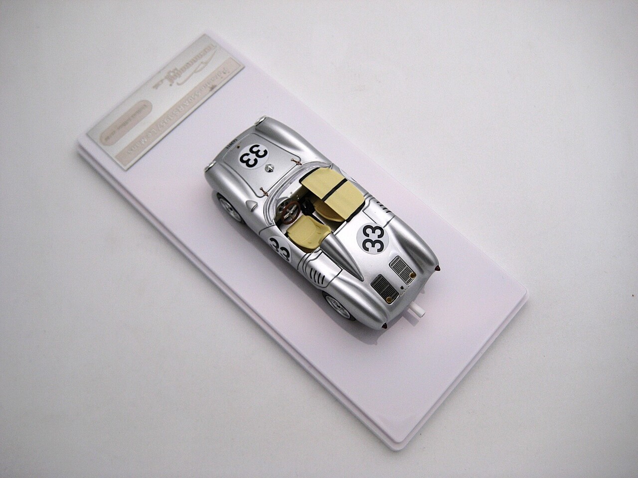 Porsche Porsche 550A #33 Team Porsche KG 24H Le Mans 1957 - 1:43 - Tecnomodel Mythos Porsche Porsche 550A #33 Team Porsche KG 24H Le Mans 1957 - 1:43 - Tecnomodel Mythos