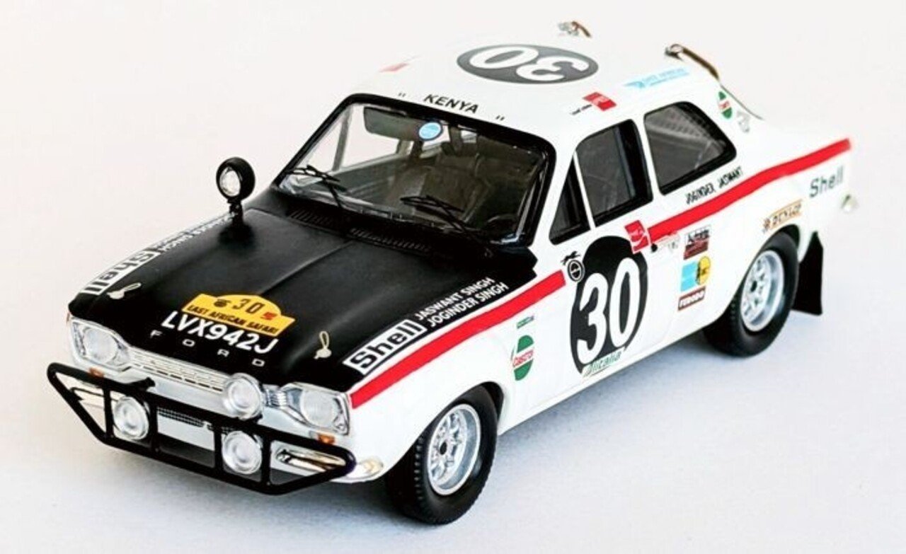 Ford Ford Escort MK I #30 East African Safari Rally 1971 - 1:43 - Troféu Ford Ford Escort MK I #30 East African Safari Rally 1971 - 1:43 - Troféu