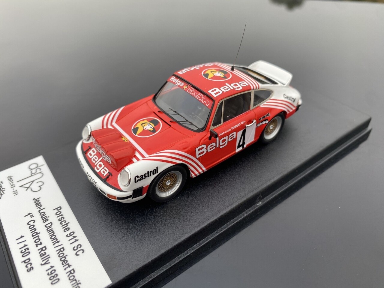 Porsche Porsche 911 SC #4 Winner Condroz Rally (Belgium) 1980 - 1:43 - Troféu Porsche Porsche 911 SC #4 Winner Condroz Rally (Belgium) 1980 - 1:43 - Troféu