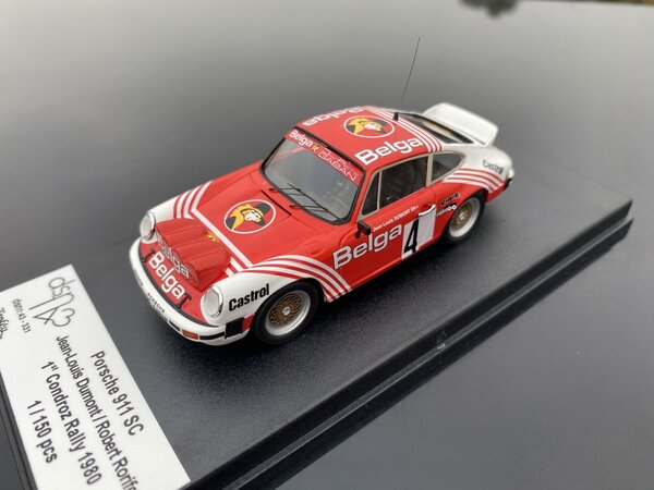 Porsche Porsche 911 SC #4 Winner Condroz Rally (Belgium) 1980 - 1:43 - Troféu Porsche Porsche 911 SC #4 Winner Condroz Rally (Belgium) 1980 - 1:43 - Troféu