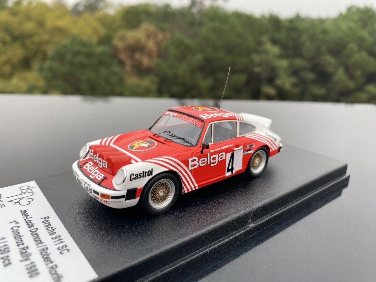 Porsche Porsche 911 SC #4 Winner Condroz Rally (Belgium) 1980 - 1:43 - Troféu Porsche Porsche 911 SC #4 Winner Condroz Rally (Belgium) 1980 - 1:43 - Troféu