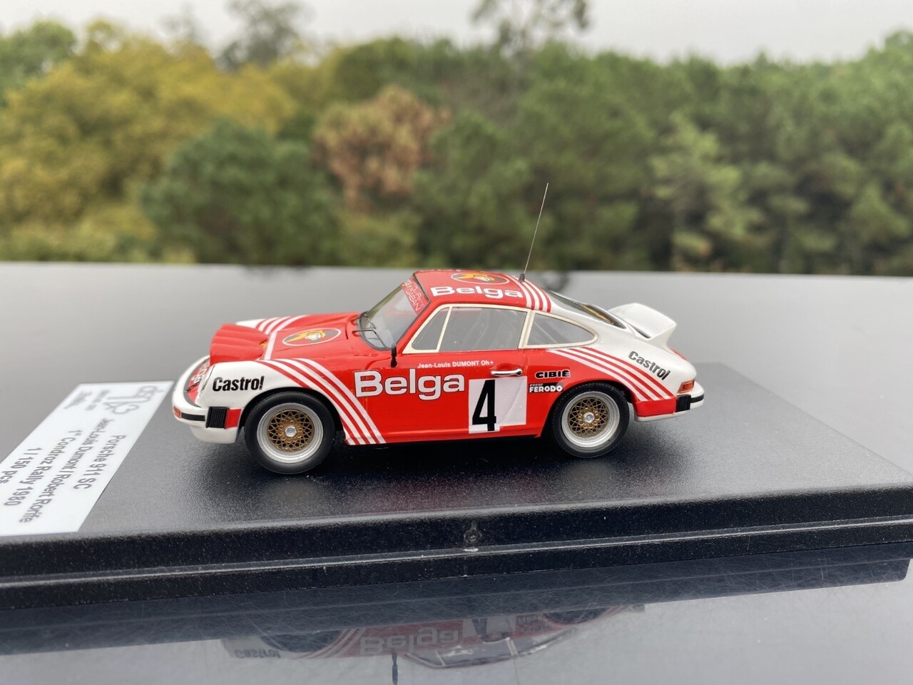 Porsche Porsche 911 SC #4 Winner Condroz Rally (Belgium) 1980 - 1:43 - Troféu Porsche Porsche 911 SC #4 Winner Condroz Rally (Belgium) 1980 - 1:43 - Troféu