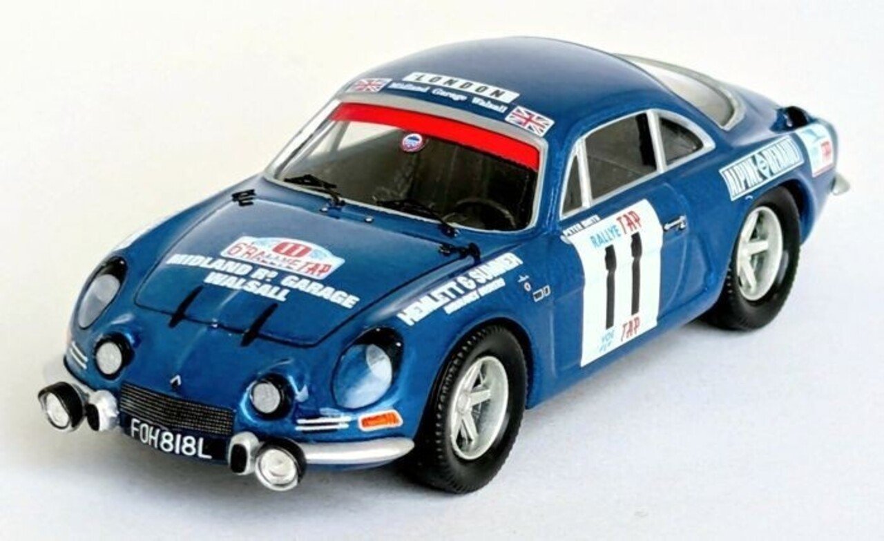 Alpine Alpine Renault A110 #11 Rally Portugal 1972 - 1:43 - Troféu Alpine Alpine Renault A110 #11 Rally Portugal 1972 - 1:43 - Troféu
