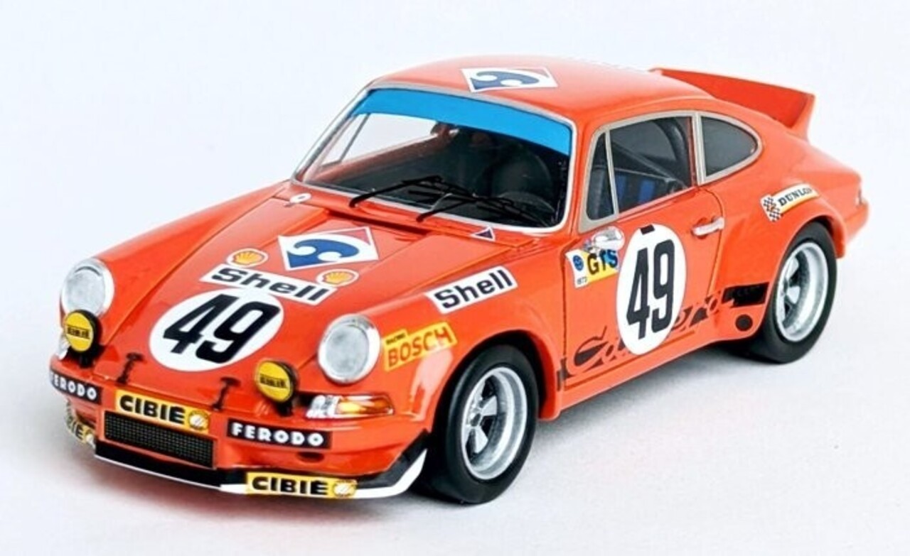 Porsche Porsche 911 Carrera RSR #49 24H Le Mans 1973 - 1:43 - Troféu Porsche Porsche 911 Carrera RSR #49 24H Le Mans 1973 - 1:43 - Troféu