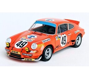 Porsche Porsche 911 Carrera RSR #49 24H Le Mans 1973 - 1:43 - Troféu Porsche Porsche 911 Carrera RSR #49 24H Le Mans 1973 - 1:43 - Troféu