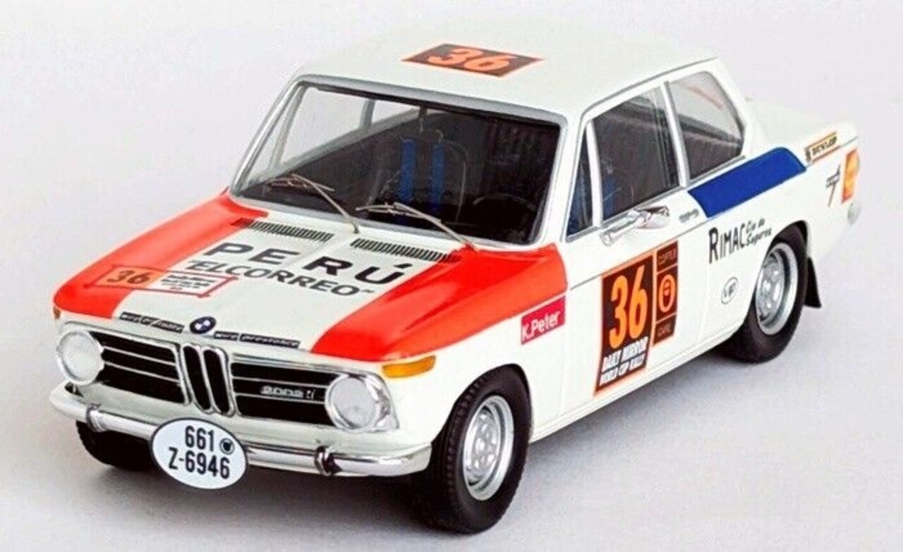 BMW BMW 2002 Ti #36 London- Mexico World Cup Rally 1970 - 1:43 - Troféu