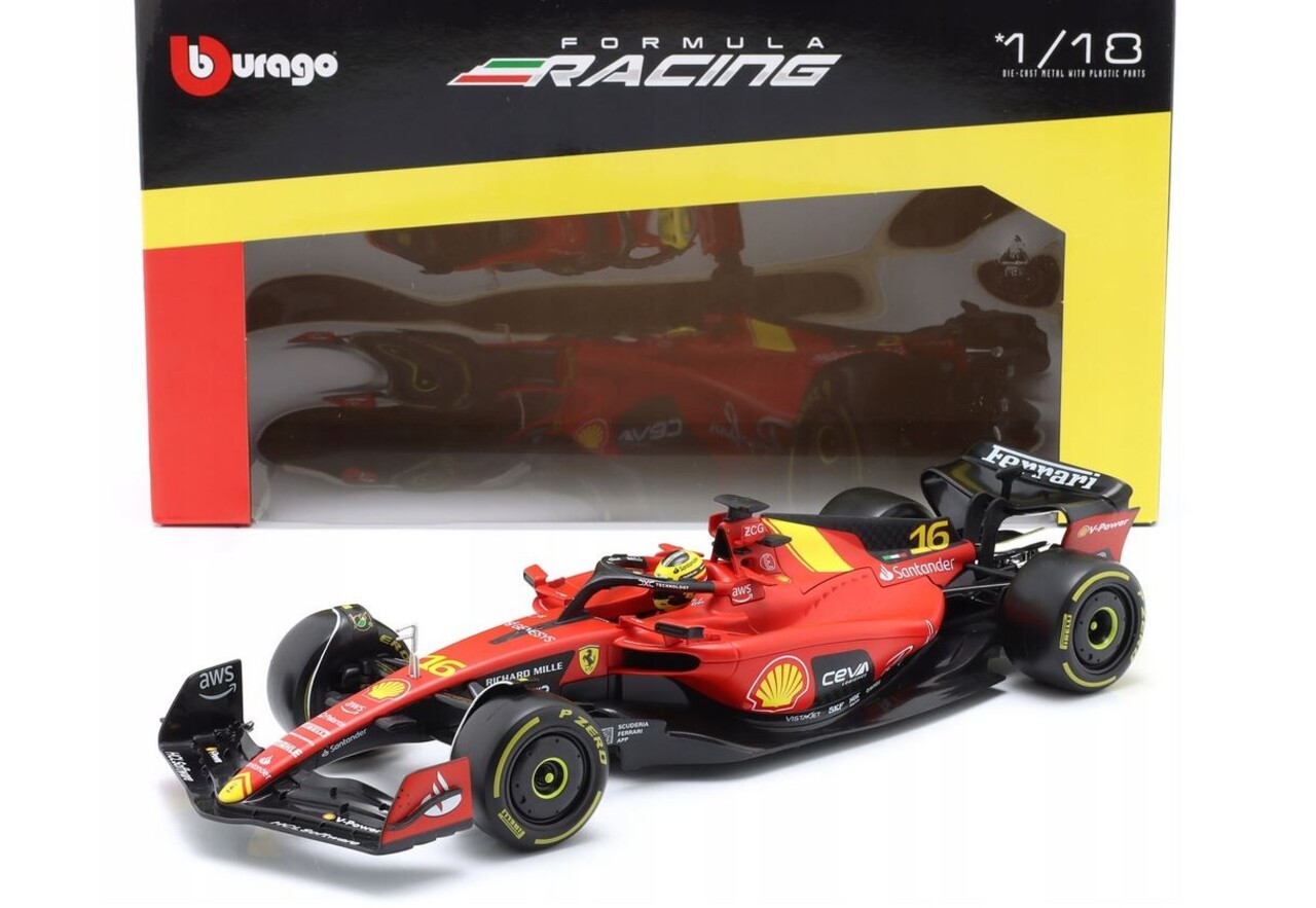 Formule 1 Ferrari SF-23 #16 (C.Leclerc) - 1:18 - Bburago Formule 1 Ferrari SF-23 #16 (C.Leclerc) - 1:18 - Bburago