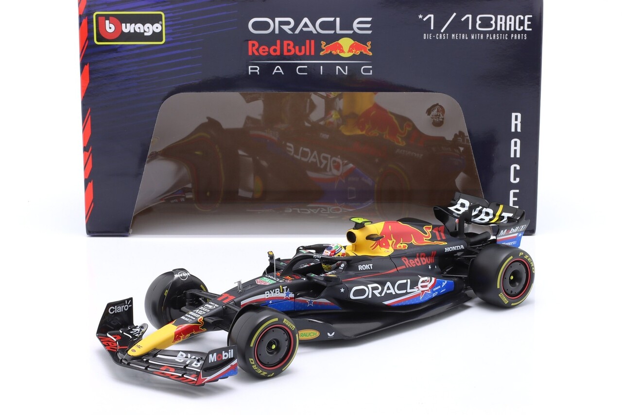 Formule 1 Oracle Red Bull Racing RB19 #11 (S. Perez) 2023 - 1:18 - Bburago Formule 1 Oracle Red Bull Racing RB19 #11 (S. Perez) 2023 - 1:18 - Bburago