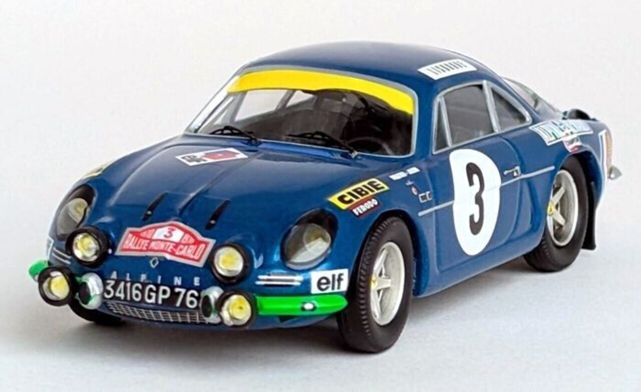 Alpine Alpine Renault A110 #3 Rally Monte Carlo 1970 - 1:43 - Troféu