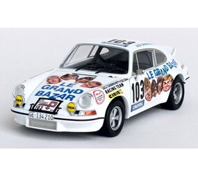 Porsche Porsche 911 Carrera RS 2.7 #103 Tour de France Car 1973 'Le Grand Bazar' - 1:43 - Troféu Porsche Porsche 911 Carrera RS 2.7 #103 Tour de France Car 1973 'Le Grand Bazar' - 1:43 - Troféu