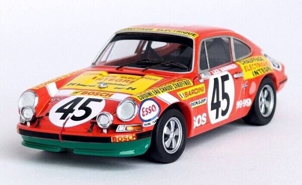 Porsche Porsche 911 S #45 24H Le Mans 1972 - 1:43 - Troféu Porsche Porsche 911 S #45 24H Le Mans 1972 - 1:43 - Troféu