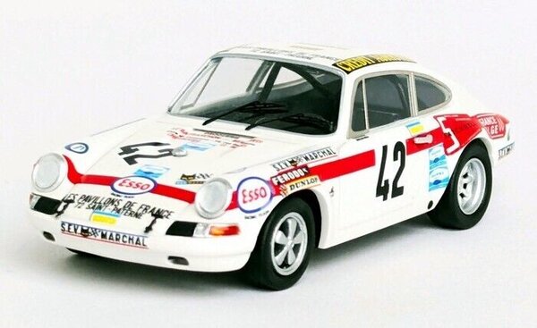 Porsche Porsche 911 S #42 9th 24H Le Mans 1971 - 1:43 - Troféu Porsche Porsche 911 S #42 9th 24H Le Mans 1971 - 1:43 - Troféu