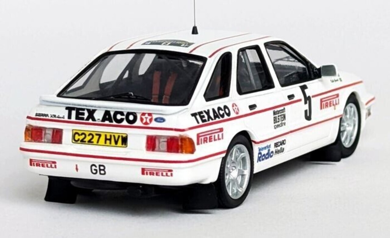 Ford Ford Sierra XR 4x4 Gr. A #5 Rally Sweden 1987 'Texaco' - 1:43 - Troféu Ford Ford Sierra XR 4x4 Gr. A #5 Rally Sweden 1987 'Texaco' - 1:43 - Troféu