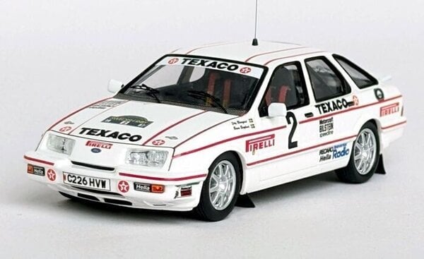 Ford Ford Sierra XR 4x4 Gr. A #2 6th Rally Sweden 1987 'Texaco' - 1:43 - Troféu Ford Ford Sierra XR 4x4 Gr. A #2 6th Rally Sweden 1987 'Texaco' - 1:43 - Troféu