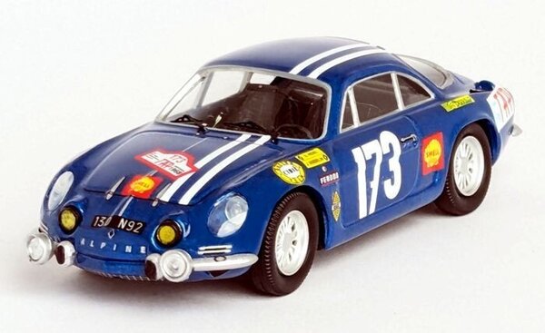Alpine Alpine Renault A110 #173 Rally Portugal TAP 1968 - 1:43 - Troféu Alpine Alpine Renault A110 #173 Rally Portugal TAP 1968 - 1:43 - Troféu