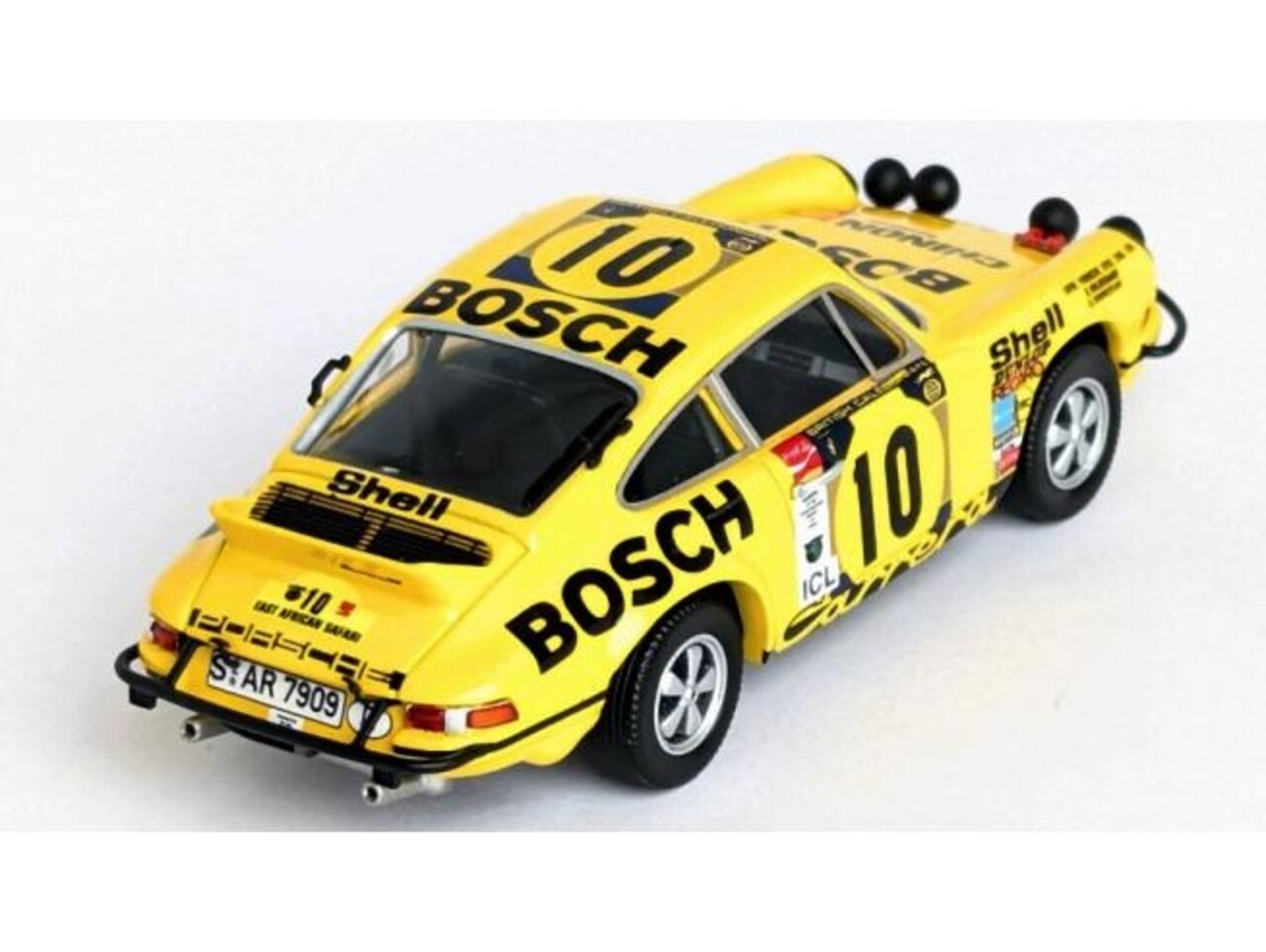 Porsche Porsche 911 Carrera RS 2 #10 East African Safari Rally 1973 - 1:43 - Troféu Porsche Porsche 911 Carrera RS 2 #10 East African Safari Rally 1973 - 1:43 - Troféu