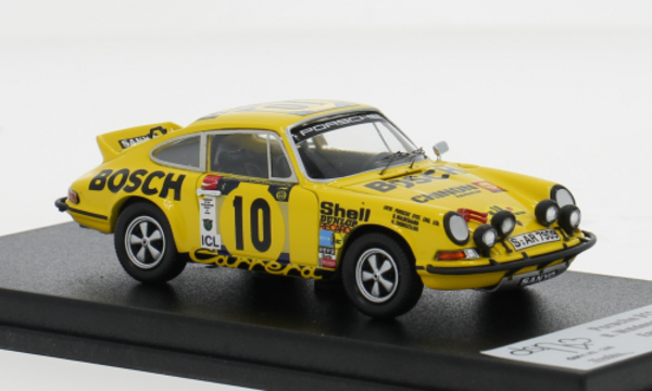 Porsche Porsche 911 Carrera RS 2 #10 East African Safari Rally 1973 - 1:43 - Troféu Porsche Porsche 911 Carrera RS 2 #10 East African Safari Rally 1973 - 1:43 - Troféu