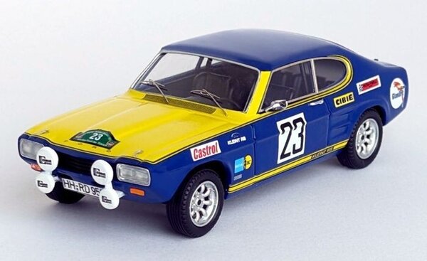 Ford Ford Capri 2600 MK II #23 2nd Rally Bavaria 1971 - 1:43 - Troféu Ford Ford Capri 2600 MK II #23 2nd Rally Bavaria 1971 - 1:43 - Troféu