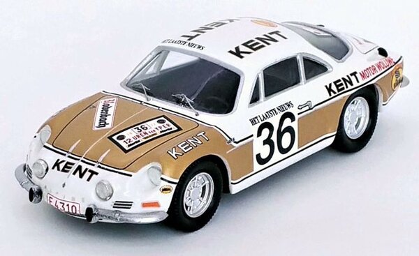Alpine Alpine Renault A110 #36 Rally Ypres 1972 (Belgium) - 1:43 - Troféu
