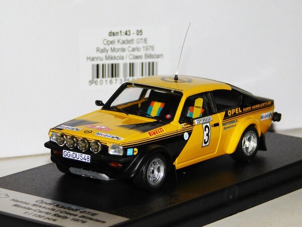 Opel Opel Kadett C GT/E #3 Rally Monte Carlo 1976 - 1:43 - Troféu Opel Opel Kadett C GT/E #3 Rally Monte Carlo 1976 - 1:43 - Troféu