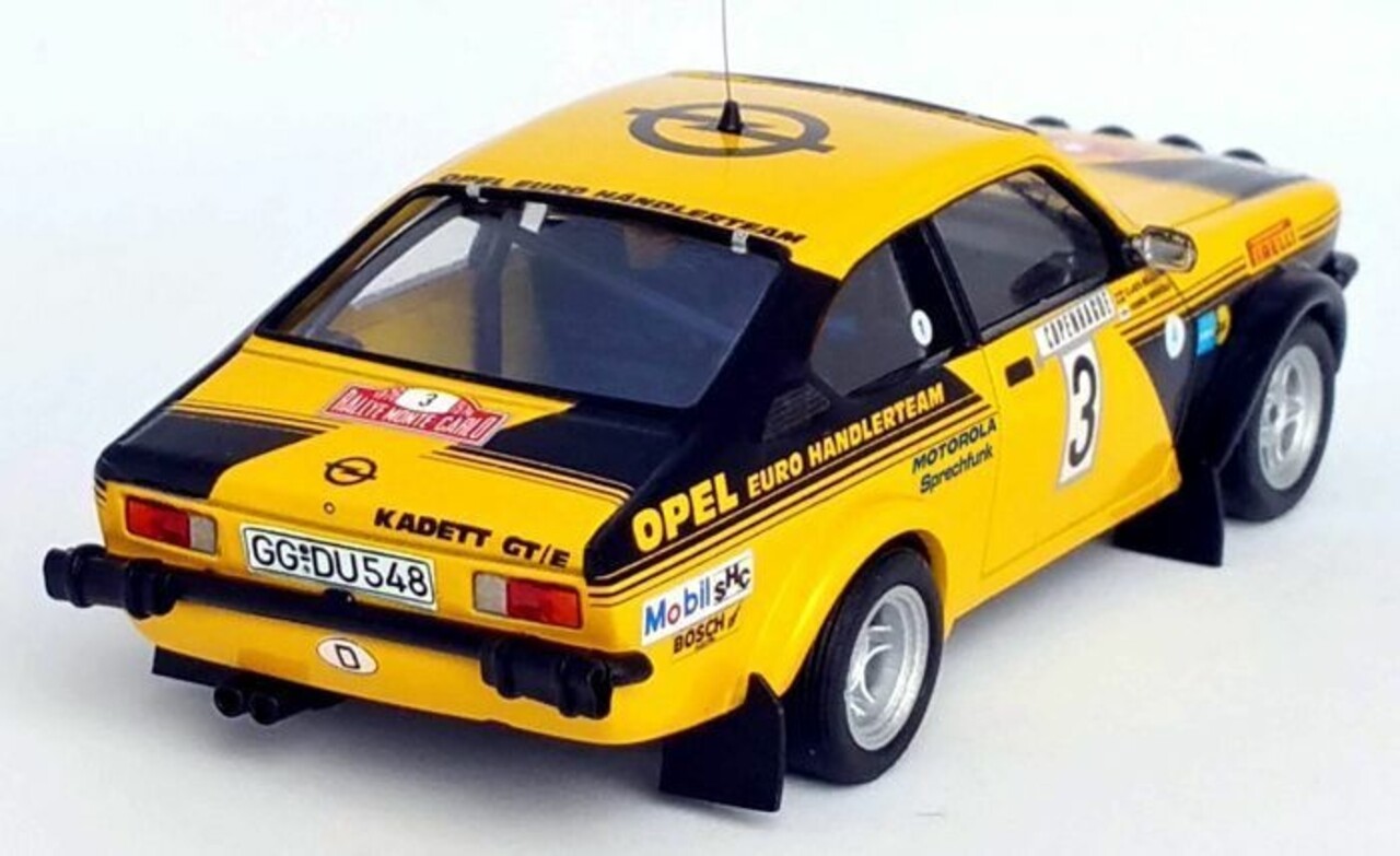 Opel Opel Kadett C GT/E #3 Rally Monte Carlo 1976 - 1:43 - Troféu Opel Opel Kadett C GT/E #3 Rally Monte Carlo 1976 - 1:43 - Troféu