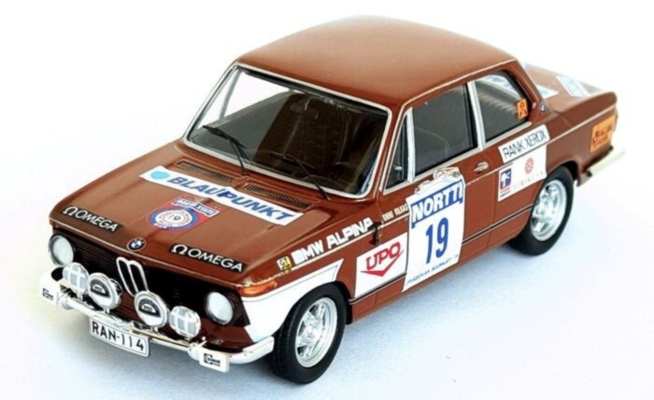 BMW BMW 1602 #19 1000 Lakes Rally 1974 (Finland) - 1:43 - Troféu BMW BMW 1602 #19 1000 Lakes Rally 1974 (Finland) - 1:43 - Troféu