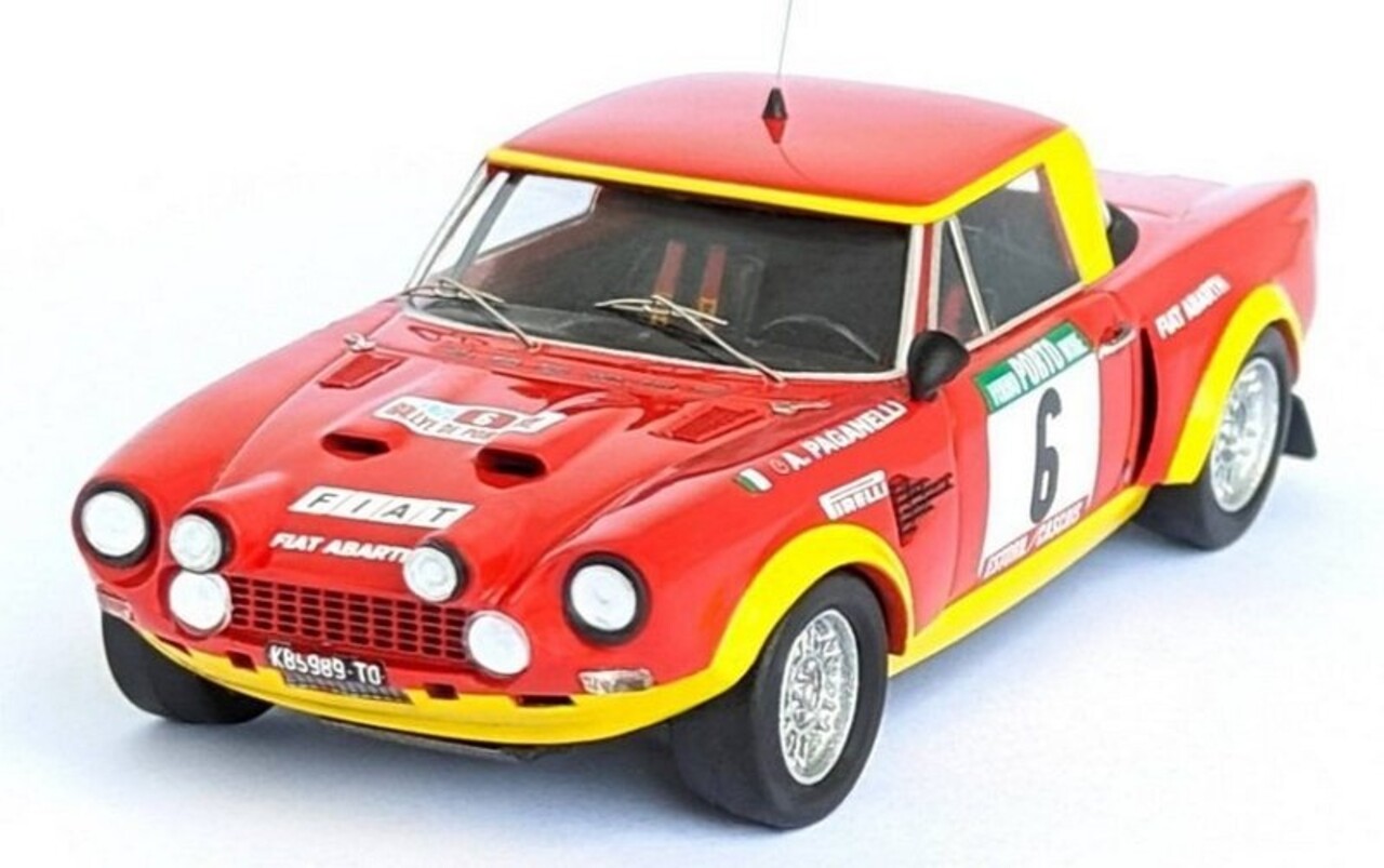 Fiat Fiat 124 Abarth #6 Rally WM Rally Portugal 1975 - 1:43 - Troféu Fiat Fiat 124 Abarth #6 Rally WM Rally Portugal 1975 - 1:43 - Troféu