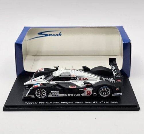 Peugeot Peugeot 908 HDI FAP Peugeot Sport Total #9 3rd LM 2008 - 1:43 - Spark