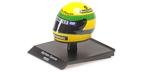 Formule 1 Helmet Ayrton Senna 1986 - 1:10 - Minichamps