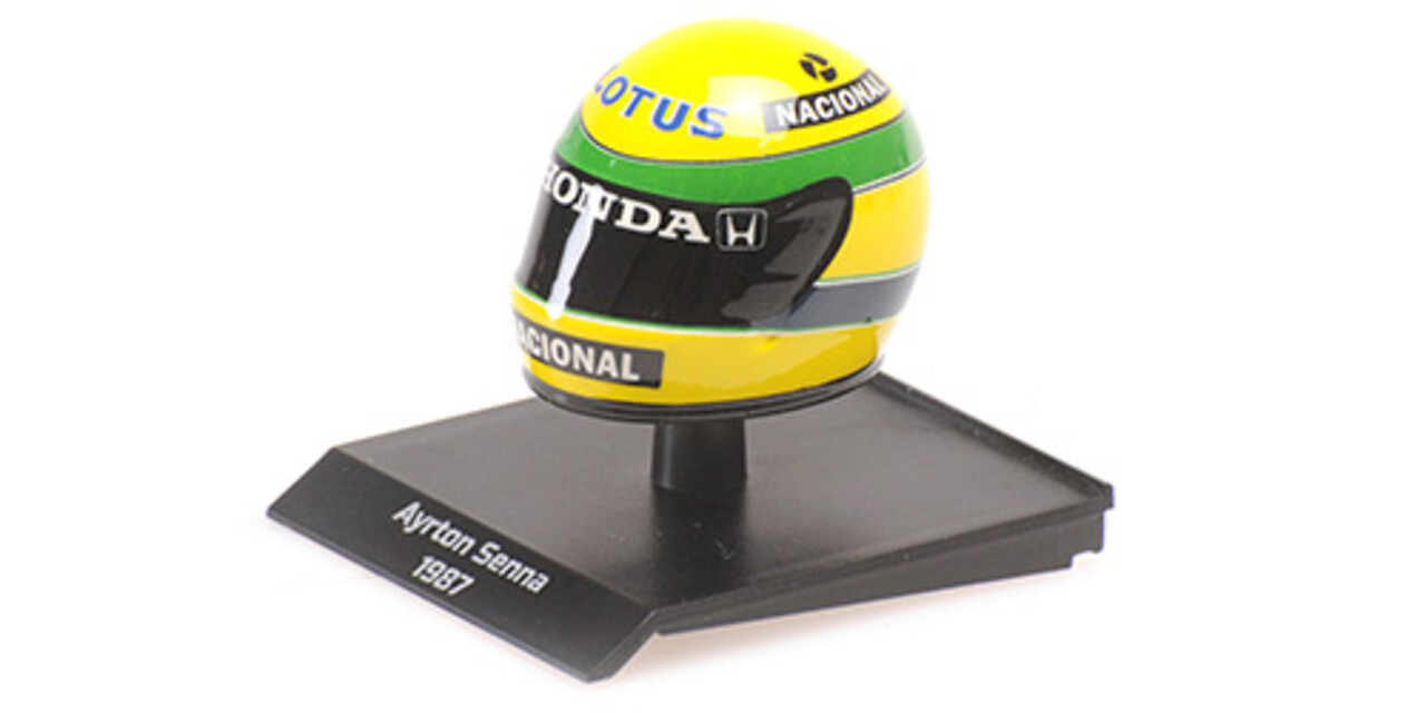 Formule 1 Helm Ayrton Senna 1987 - 1:10 - Minichamps