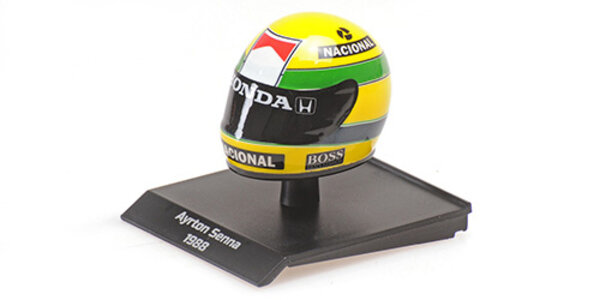 Formule 1 Helm Ayrton Senna 1988 - 1:10 - Minichamps