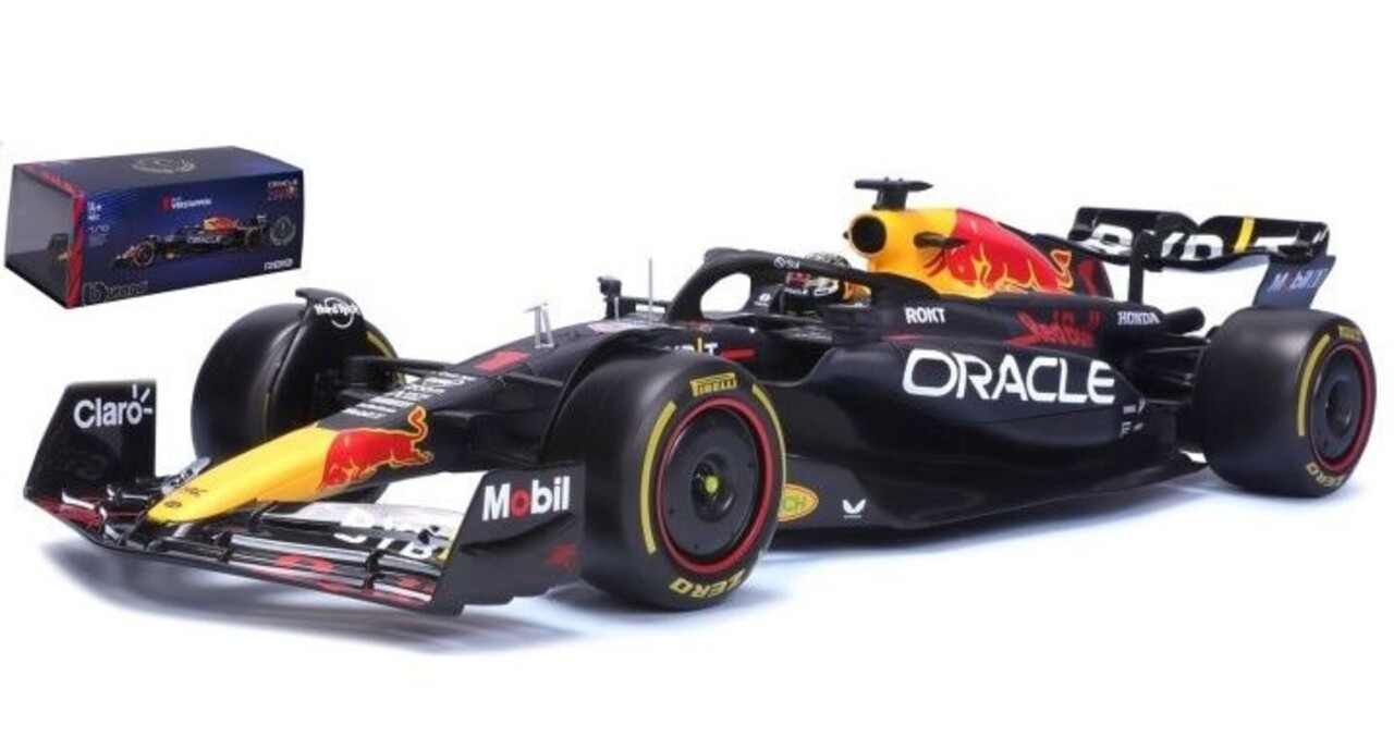 Formule 1 Oracle Red Bull Racing RB19 #1 World Champion 2023 (M. Verstappen) + Showcase - 1:18 - Bburago