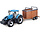 New Holland T7.315 Tractor + Tipping Trailer 2 Axle - 1:50 - Bburago
