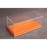 Atlantic Acrylic Display Case Mulhouse Orange Leather Base - 1:8 - Atlantic Atlantic Acrylic Display Case Mulhouse Orange Leather Base - 1:8 - Atlantic