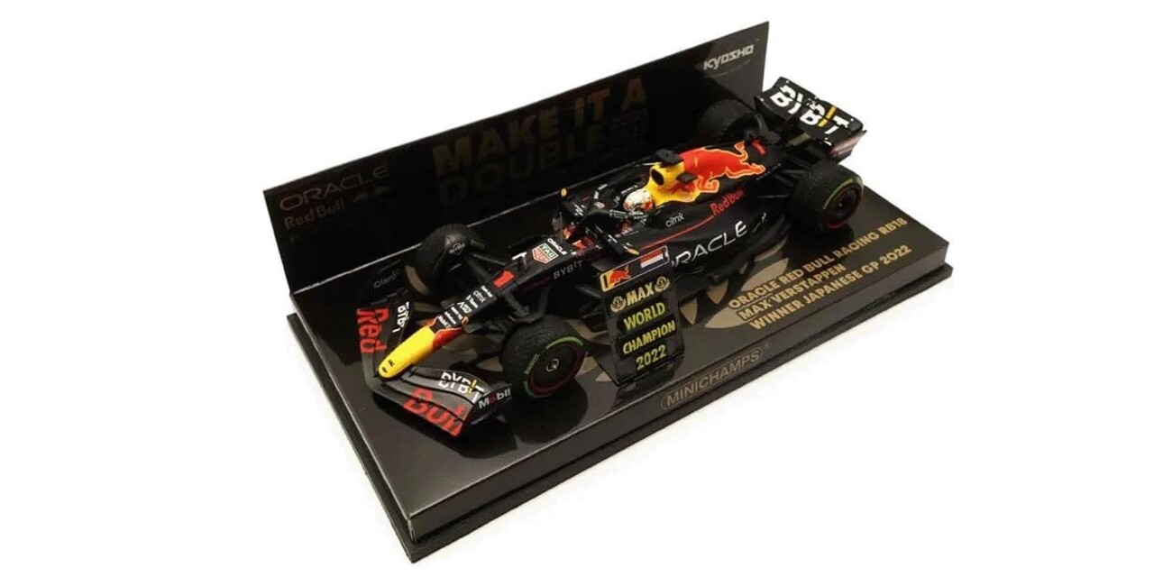 Formule 1 Oracle Red Bull Racing RB18 #1 Winner Japanese GP 2022 - 1:43 - Minichamps Formule 1 Oracle Red Bull Racing RB18 #1 Winner Japanese GP 2022 - 1:43 - Minichamps