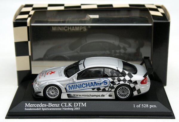 Mercedes-Benz Mercedes-Benz CLK DTM Spielwarenmesse Nürnberg 2003 - 1:43 - Minichamps Mercedes-Benz Mercedes-Benz CLK DTM Spielwarenmesse Nürnberg 2003 - 1:43 - Minichamps