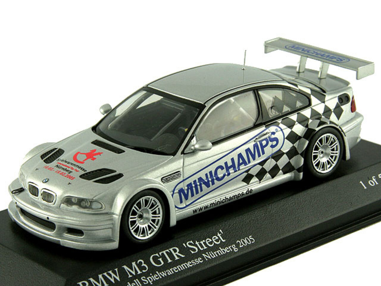 BMW BMW M3 GTR 'Street' Spielwarenmesse Nürnberg 2005 - 1:43 - Minichamps BMW BMW M3 GTR 'Street' Spielwarenmesse Nürnberg 2005 - 1:43 - Minichamps