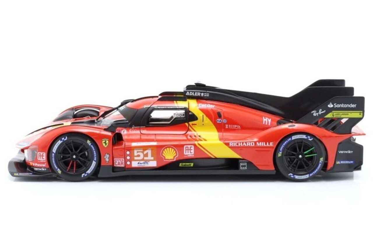 Ferrari Ferrari 499P #51 Winner 24h Le Mans 2023 - 1:18 - Bburago Ferrari Ferrari 499P #51 Winner 24h Le Mans 2023 - 1:18 - Bburago