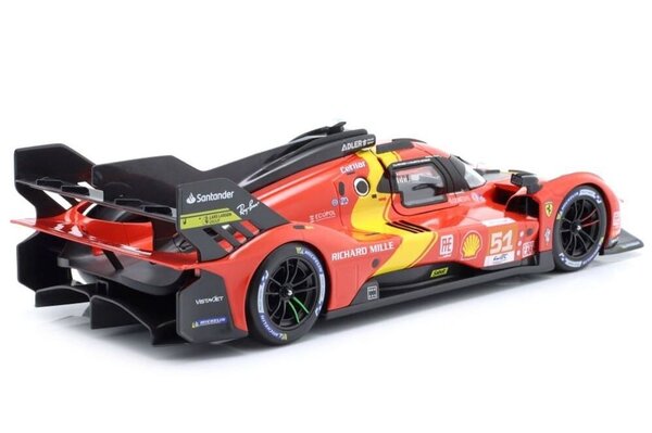 Ferrari Ferrari 499P #51 Winner 24h Le Mans 2023 - 1:18 - Bburago Ferrari Ferrari 499P #51 Winner 24h Le Mans 2023 - 1:18 - Bburago