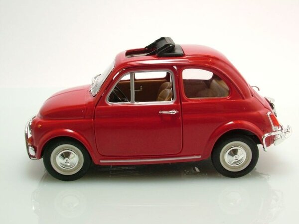 Fiat Fiat 500 L 1968 + Sunroof - 1:24 - Bburago Fiat Fiat 500 L 1968 + Sunroof - 1:24 - Bburago