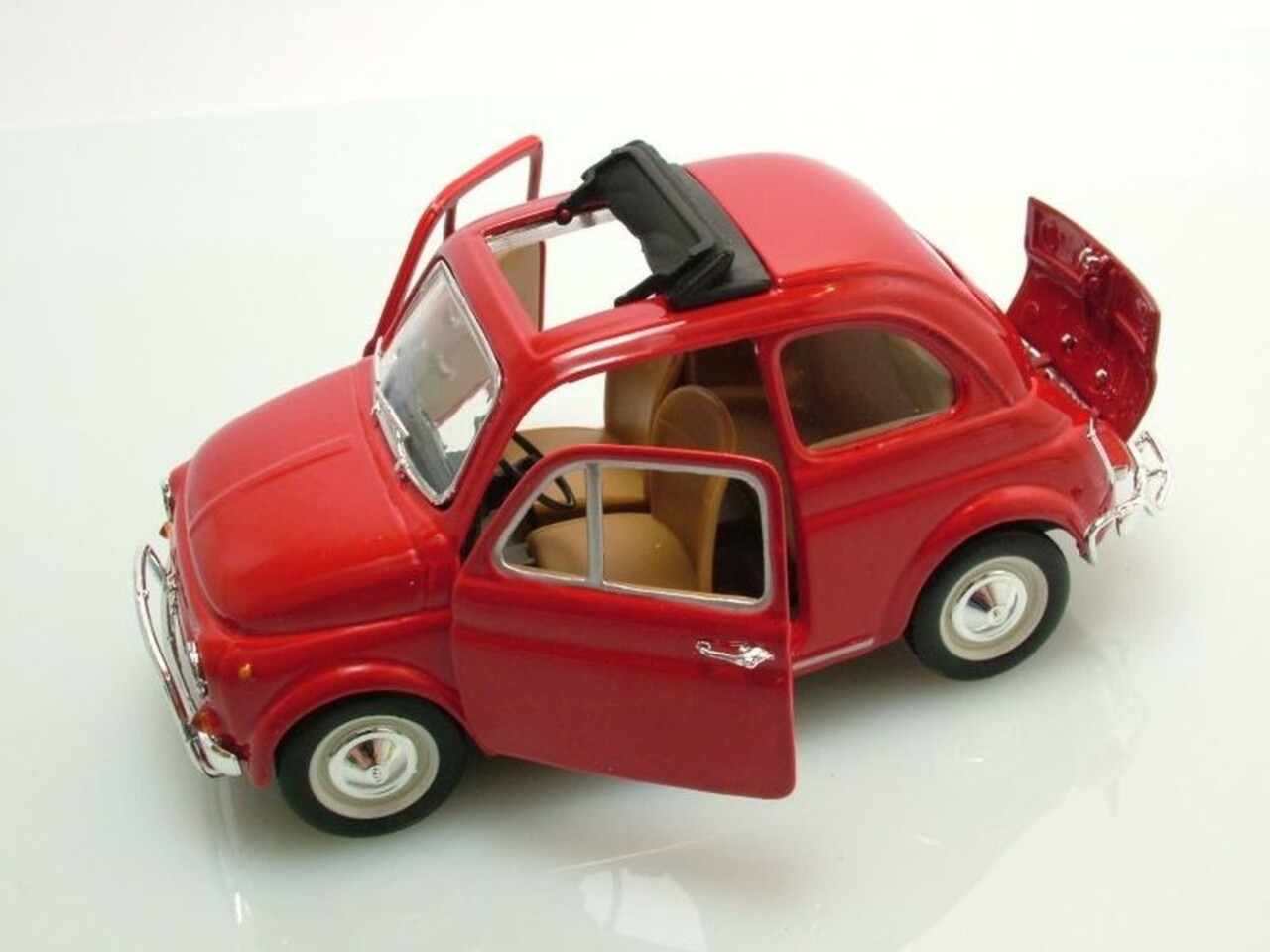 Fiat Fiat 500 L 1968 + Sunroof - 1:24 - Bburago Fiat Fiat 500 L 1968 + Sunroof - 1:24 - Bburago