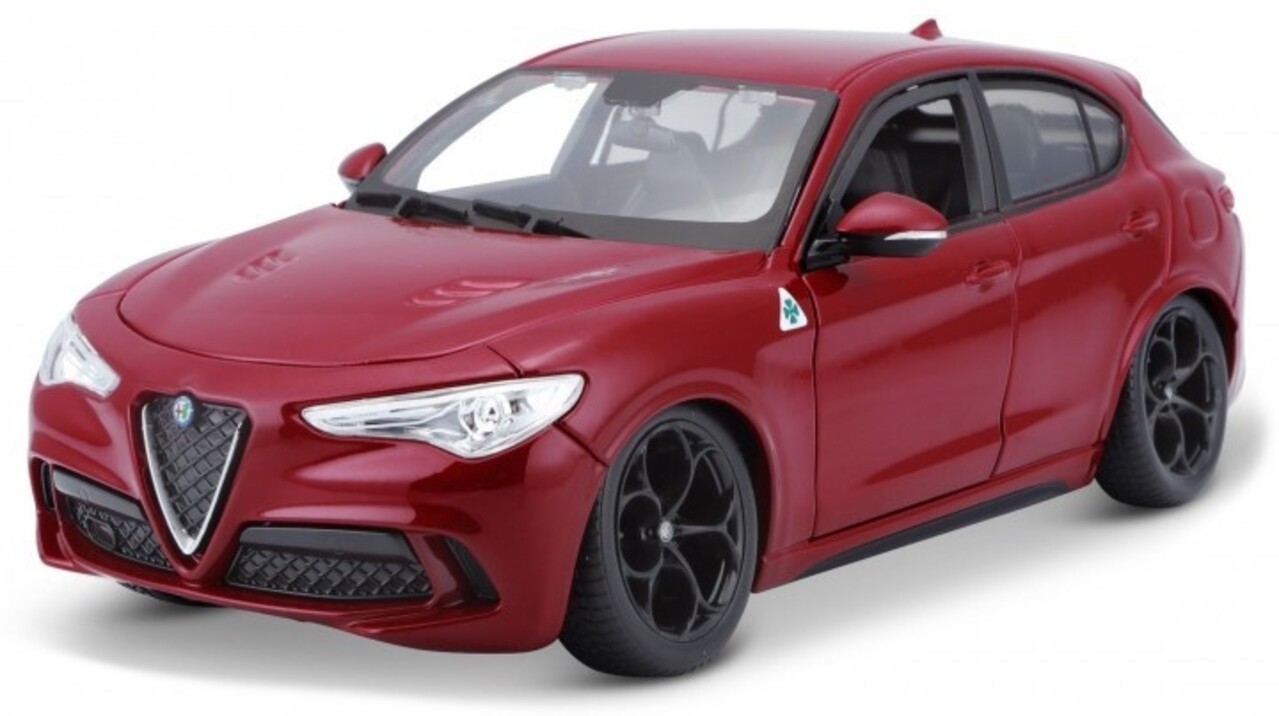 Alfa Romeo Alfa Romeo Stelvio Q4 Quadrifoglio V6 Biturbo 510 Hp 2017 - 1:24 - Bburago Alfa Romeo Alfa Romeo Stelvio Q4 Quadrifoglio V6 Biturbo 510 Hp 2017 - 1:24 - Bburago