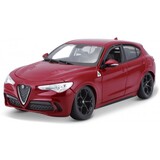 Alfa Romeo Alfa Romeo Stelvio Q4 Quadrifoglio V6 Biturbo 510 Hp 2017 - 1:24 - Bburago Alfa Romeo Alfa Romeo Stelvio Q4 Quadrifoglio V6 Biturbo 510 Hp 2017 - 1:24 - Bburago